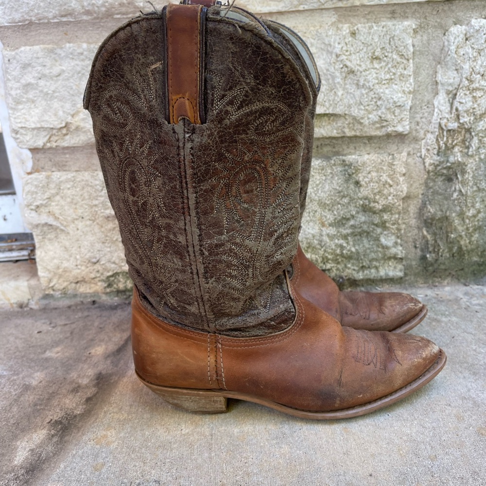 Vintage Rugged Cowboy boots